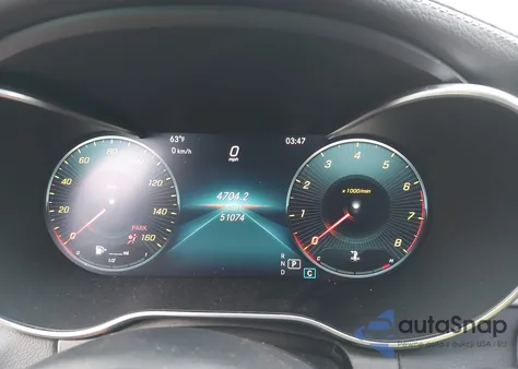 2019 Mercedes-Benz C 300 из США, поврежденный, VIN 55SWF8DB6KU322647